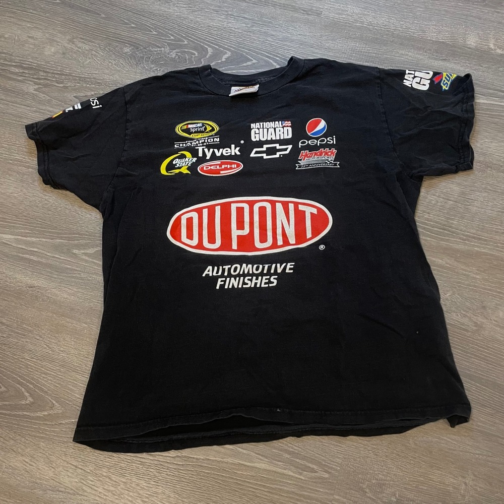 Winners Circle Jeff Gordon 24‎ NASCAR DuPont Racing T-Shirt Mens Black L
